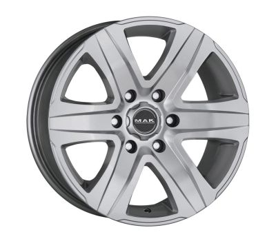  Mak Stone 6 W Silver 6.5J x 16 Inch 6X125 ET50 CB74.1 