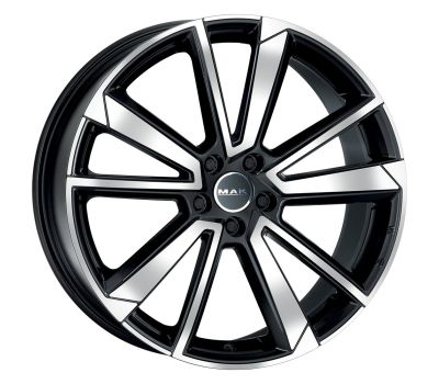  Mak Fivestar Black Mirror 8.5J x 21 Inch 5X108 ET42 CB64.1 