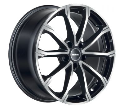  Mak Davinci Black Mirror 6.5J x 17 Inch 5X100 ET39 CB57.1 