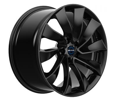  Mak Solar Gloss Black 9.5J x 20 Inch 5X114.3 ET45 CB64.1 