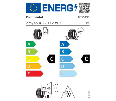  Continental TS-850P 275/45/R22 112W XL iarna 